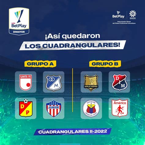 partidos cuadrangulares liga betplay 2022